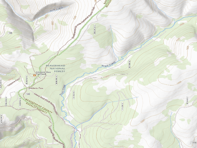 USGS topographic map of Turn Around
