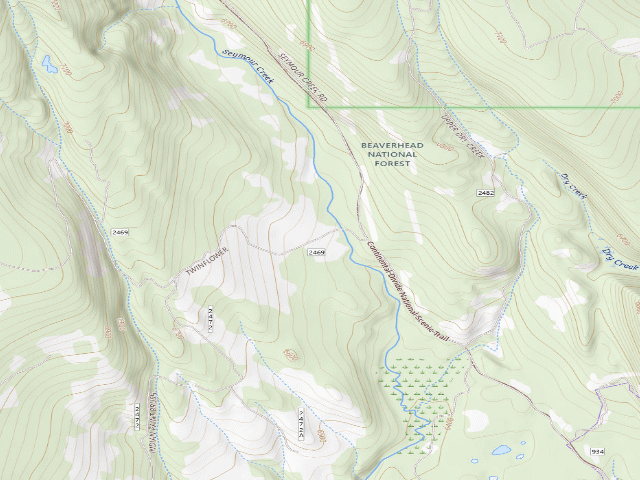 USGS topographic map of Turn Around