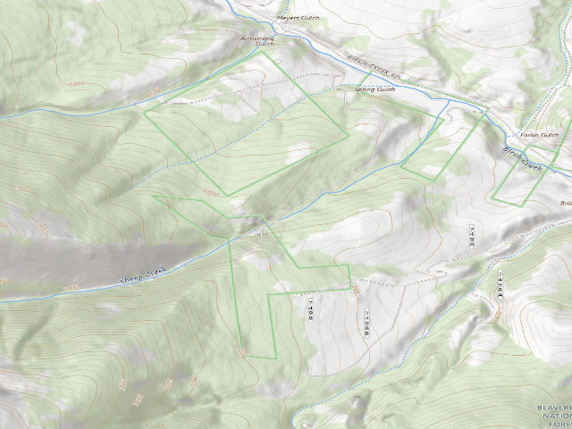 USGS topographic map of Turnaround