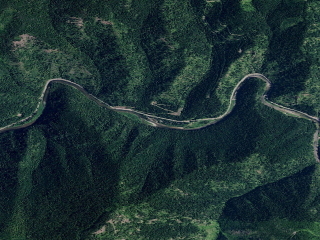 Aerial image of Turner Flat Campground