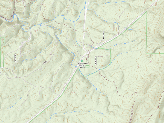 USGS topographic map of Turnipseed Hunter Camp