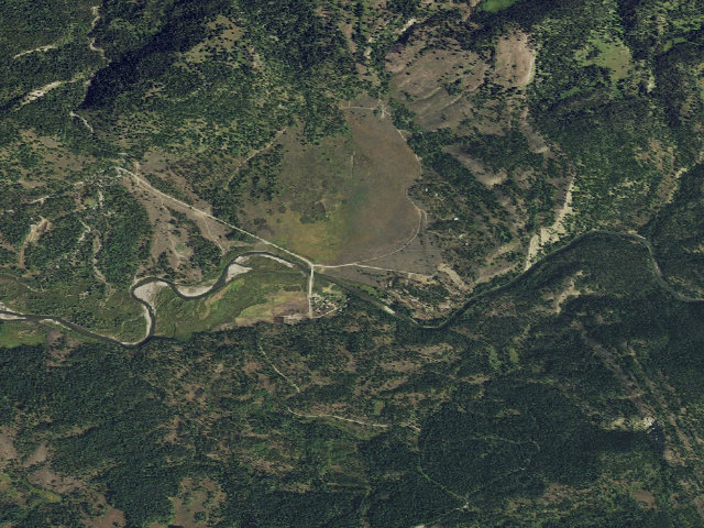 Aerial image of Turpin Meadow Campground