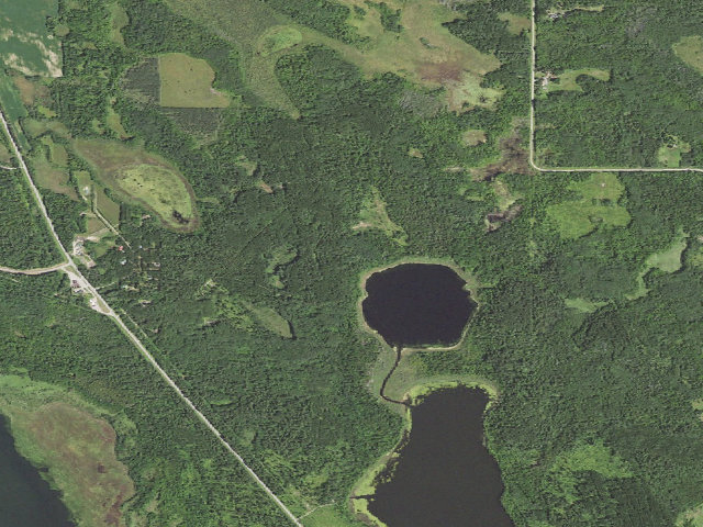 Aerial image of Turtle Lake (M115)