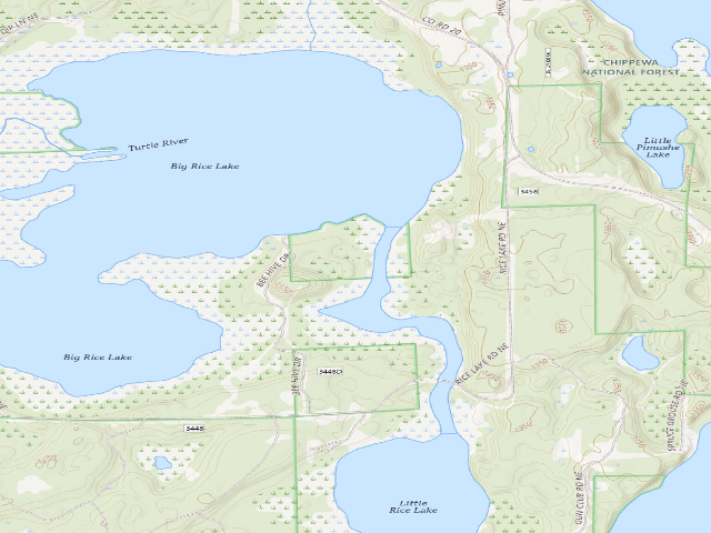 USGS topographic map of Turtle River B3