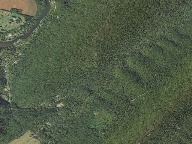 Aerial image of Tuscarora State Forest roadside campsite 022