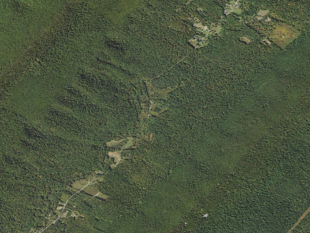 Aerial image of Tuscarora State Forest roadside campsite 023