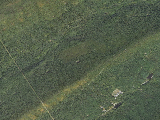 Aerial image of Tuscarora State Forest roadside campsite 097