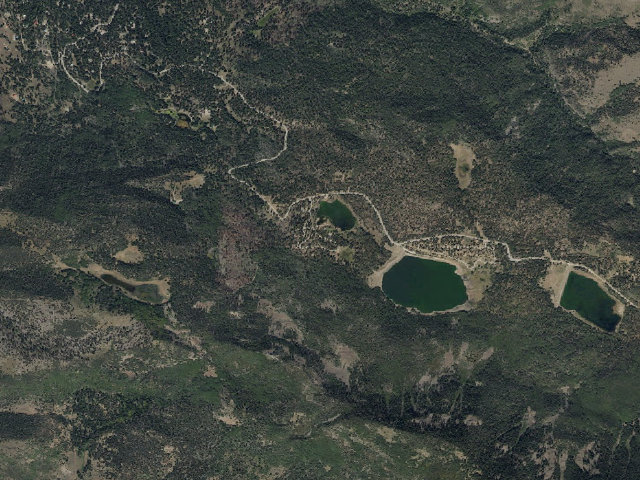 Aerial image of Tushar Lakeside Rec Site