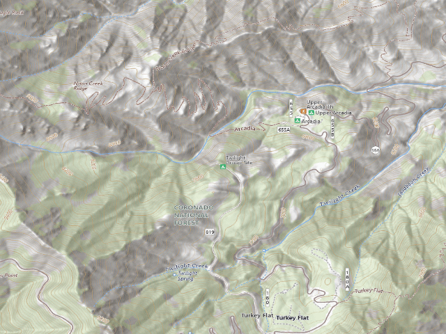 USGS topographic map of Twilight Group Site