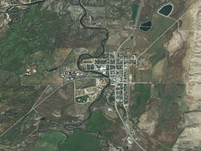 Aerial image of Twin Bridges Bike Camp (Jessen Park)
