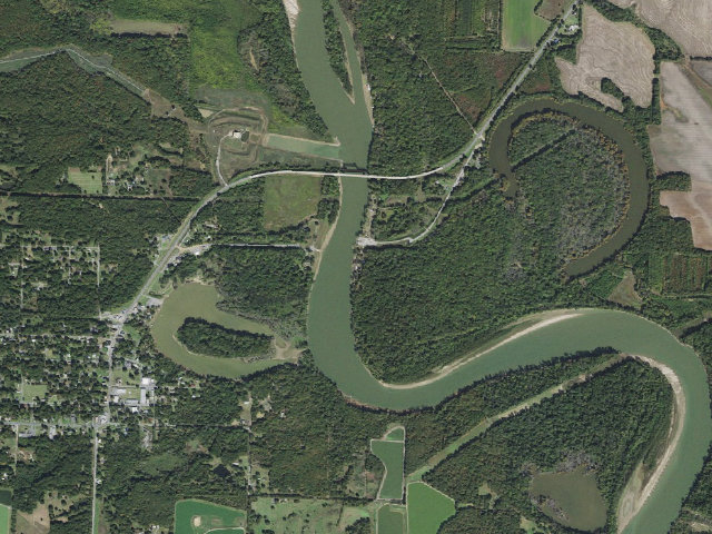 Aerial image of Twin City Park Camping Area