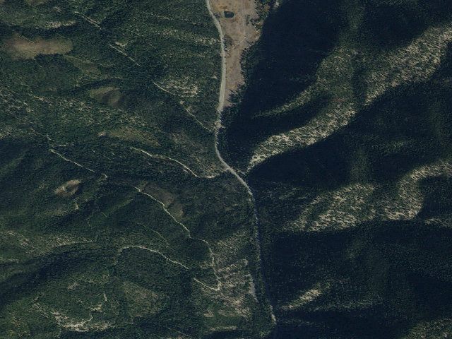 Aerial image of Twin Creek Campground & Group Picnic Area