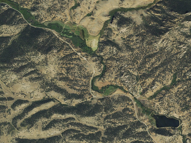 Aerial image of Twin Eagles