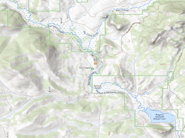 USGS topographic map of Twin Eagles