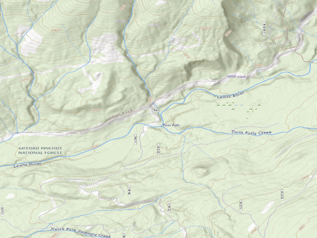 USGS topographic map of Twin Falls Group Cg