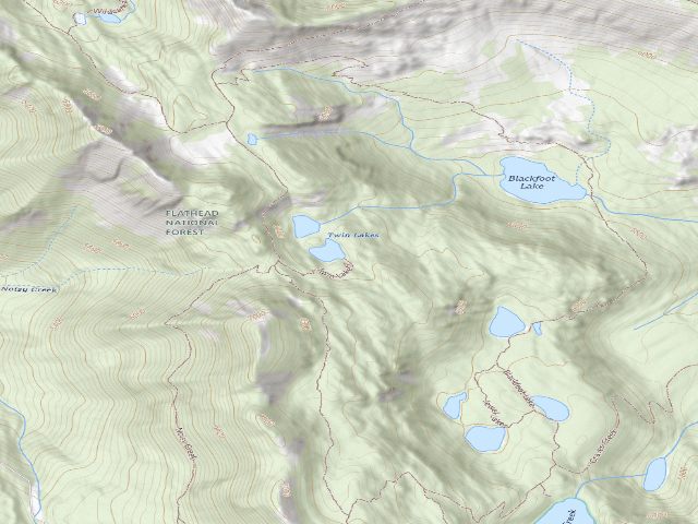 USGS topographic map of Twin_Lakes_001