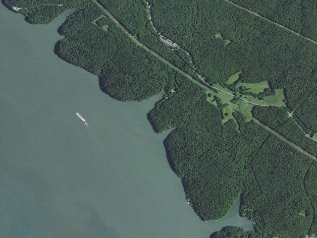 Aerial image of Twin Lakes Backcountry Camping
