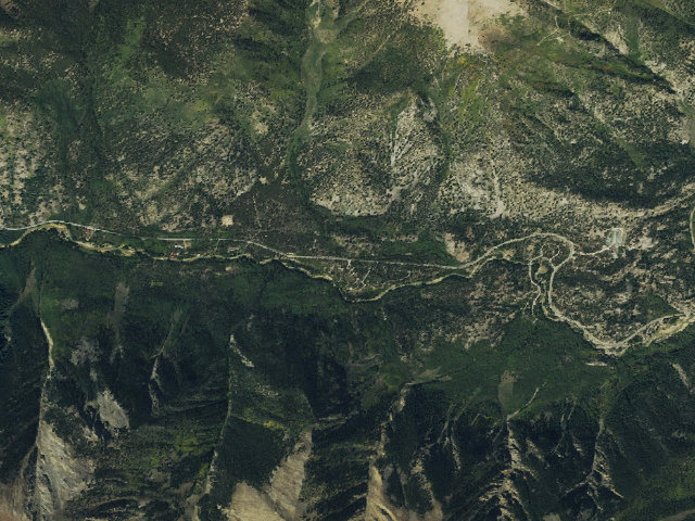 Aerial image of Twin Peaks
