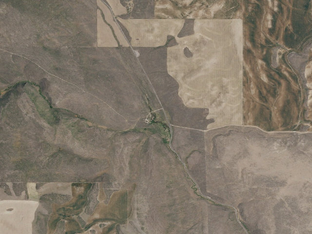 Aerial image of Twin Springs Campground