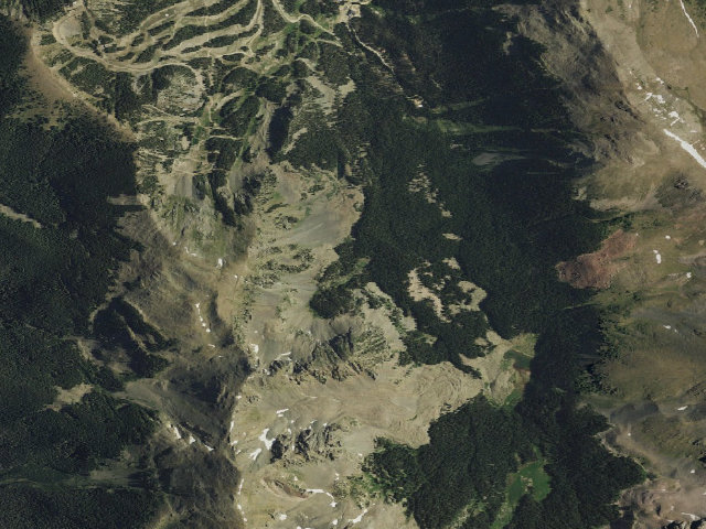 Aerial image of Twining Campground