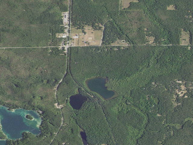 Aerial image of Twinwood Lake