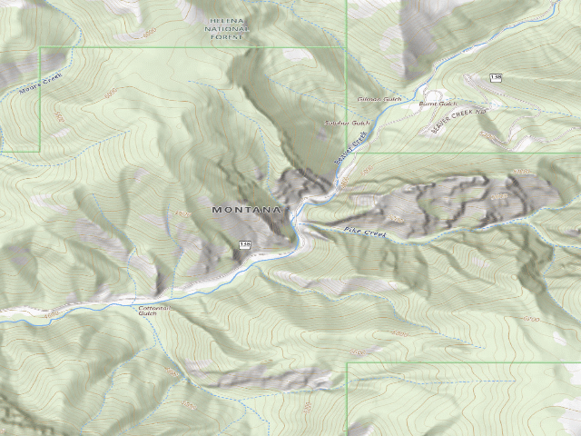 USGS topographic map of Ubeaver02