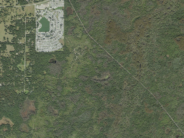 Aerial image of UH Backcountry (Upper Hillsborough Preserve)