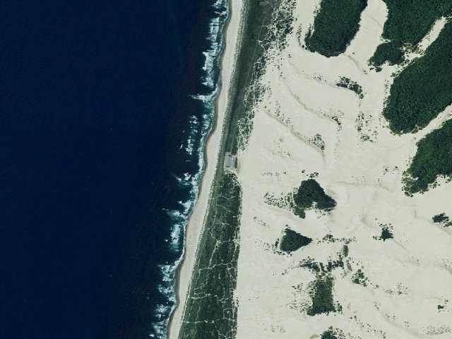 Aerial image of Umpqua Dunes Sand Camps