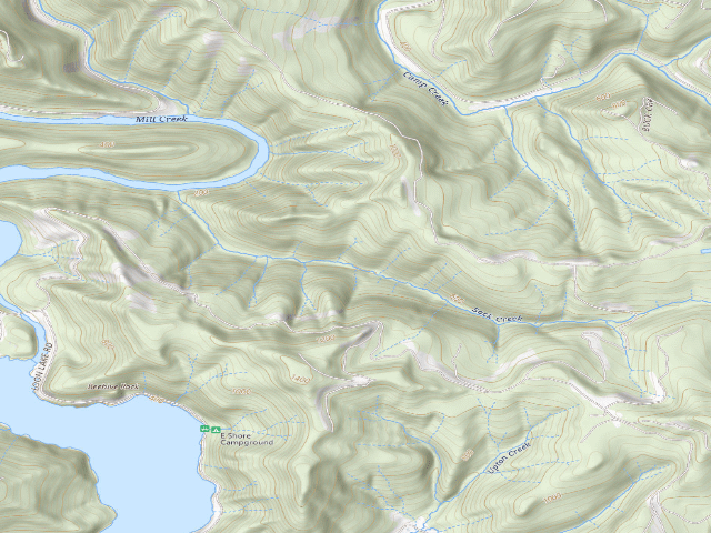 USGS topographic map of Umpqua Field Office