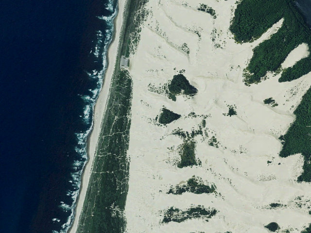 Aerial image of Umpqua Sand Camping site 48