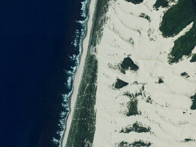 Aerial image of Umpqua Sand Camping site 49