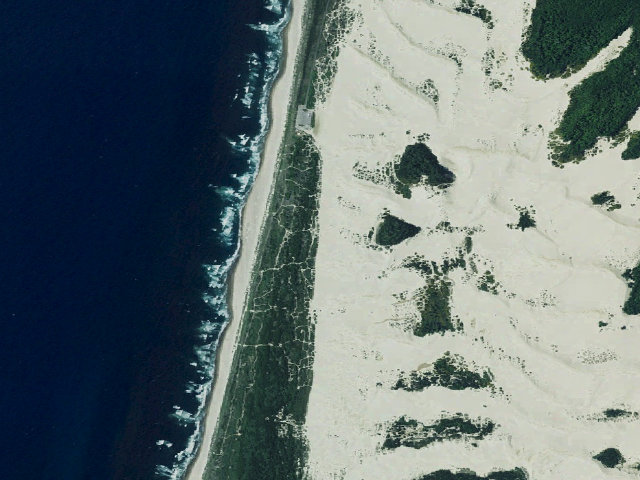 Aerial image of Umpqua Sand Camping site 50