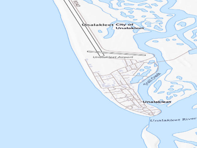 USGS topographic map of Unalakleet Wild And Scenic River
