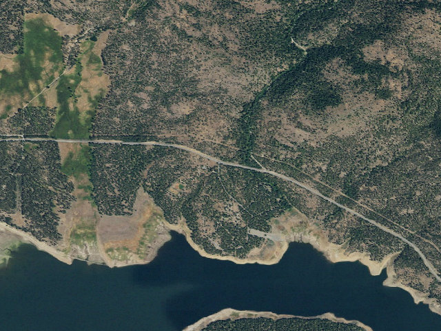 Aerial image of Union Creek Campground