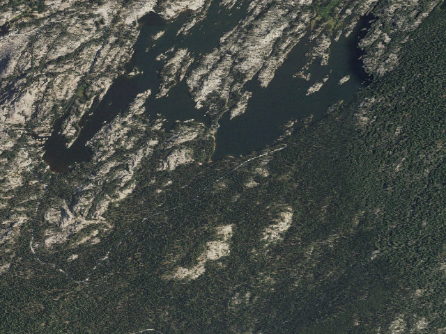 Aerial image of Union Reservoir West Campground