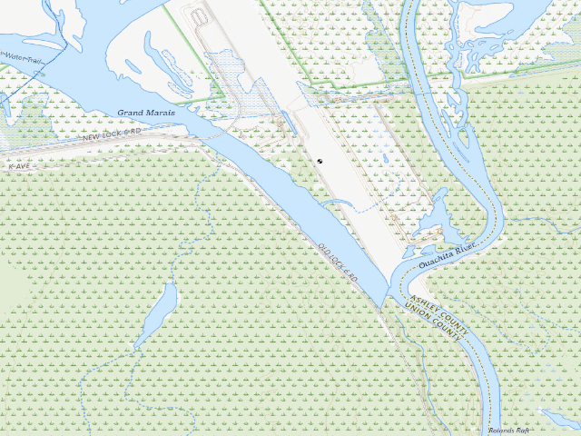 USGS topographic map of Upper Camping Area
