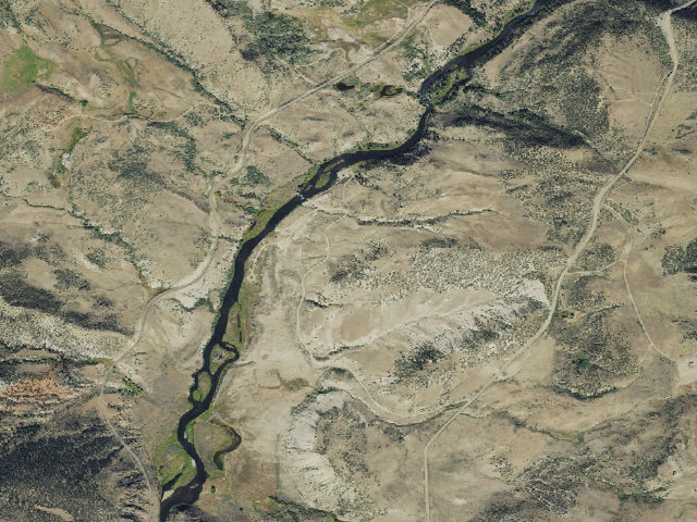 Aerial image of Upper Colorado River Recreation Area
