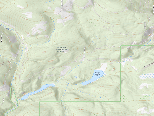 USGS topographic map of Upper Copper Crk Rd 1881-008