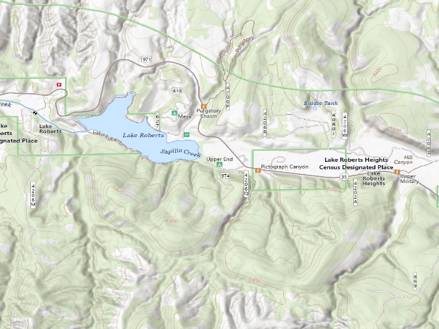 USGS topographic map of Upper End