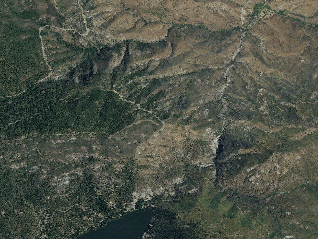 Aerial image of Upper Hume Lake Road