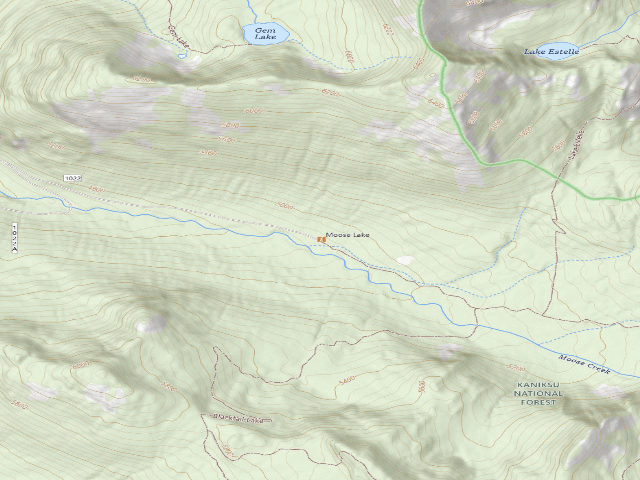 USGS topographic map of Upper Lightning -15