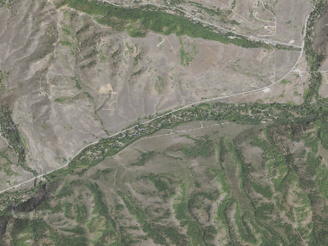 Aerial image of Upper Meadows Campground