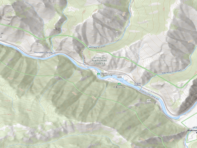 USGS topographic map of Upper O'Brien Cg