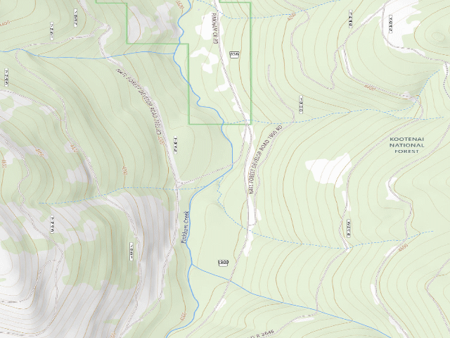 USGS topographic map of Upper Pinkham Creek