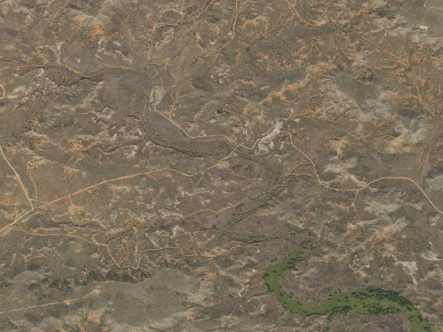 Aerial image of Upper Plum Creek Windmill Campground