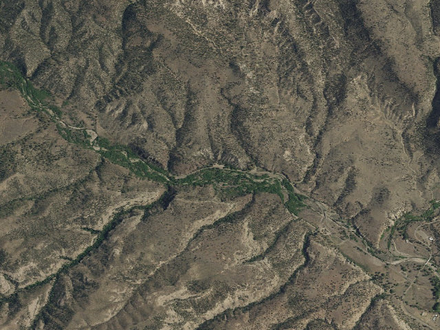 Aerial image of Upper Scorpion Campground