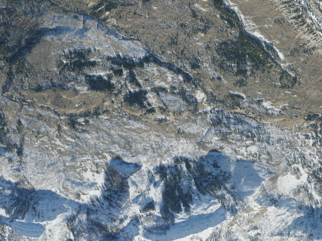 Aerial image of Upper Six Mile Ponds Campground