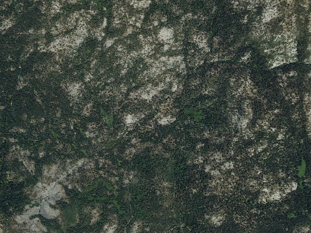 Aerial image of Upper Stony Creek Campground