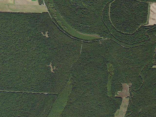 Aerial image of Upper Vallier Access Camping Area #1