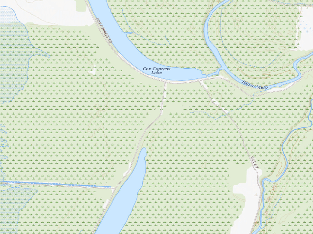 USGS topographic map of Upper Vallier Access Camping Area #1